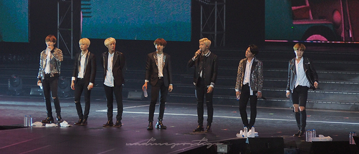  
K-pop sensation BTS performs all around the world. K-pop concerts connect people despite the language barrier. 
